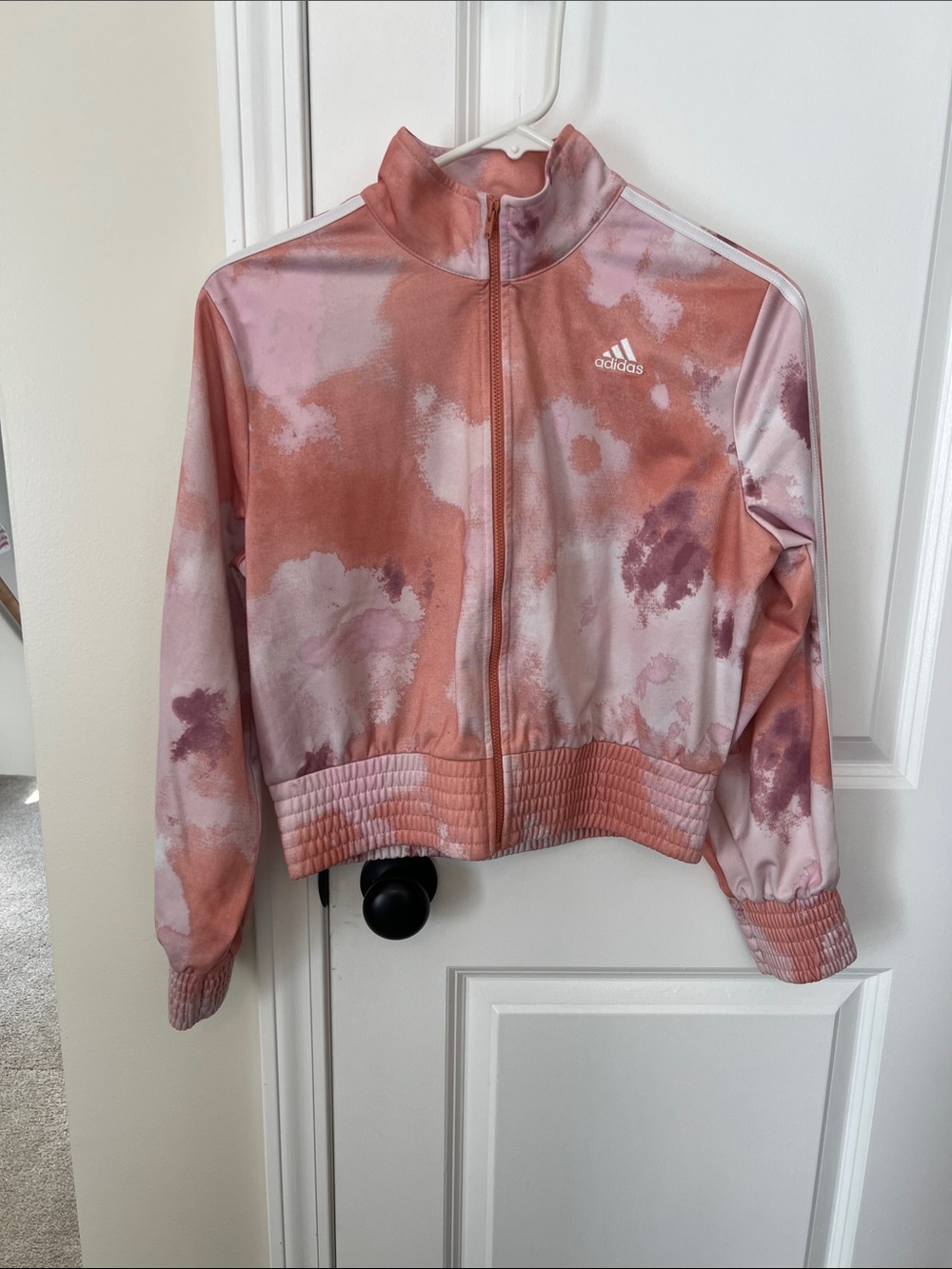 Adidas Tie Dye Loose Fit Tricot Track Jacket